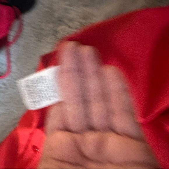 Racheal Parcell Red Short Sleeve Button Front Collared Everyday Shirt Dress S - Picture 12 of 16